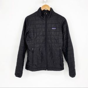 Patagonia womens Nano puff puffer jacket black size small